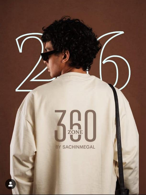 360 ZONE – Oversized Signature Logo Sweatshirt
